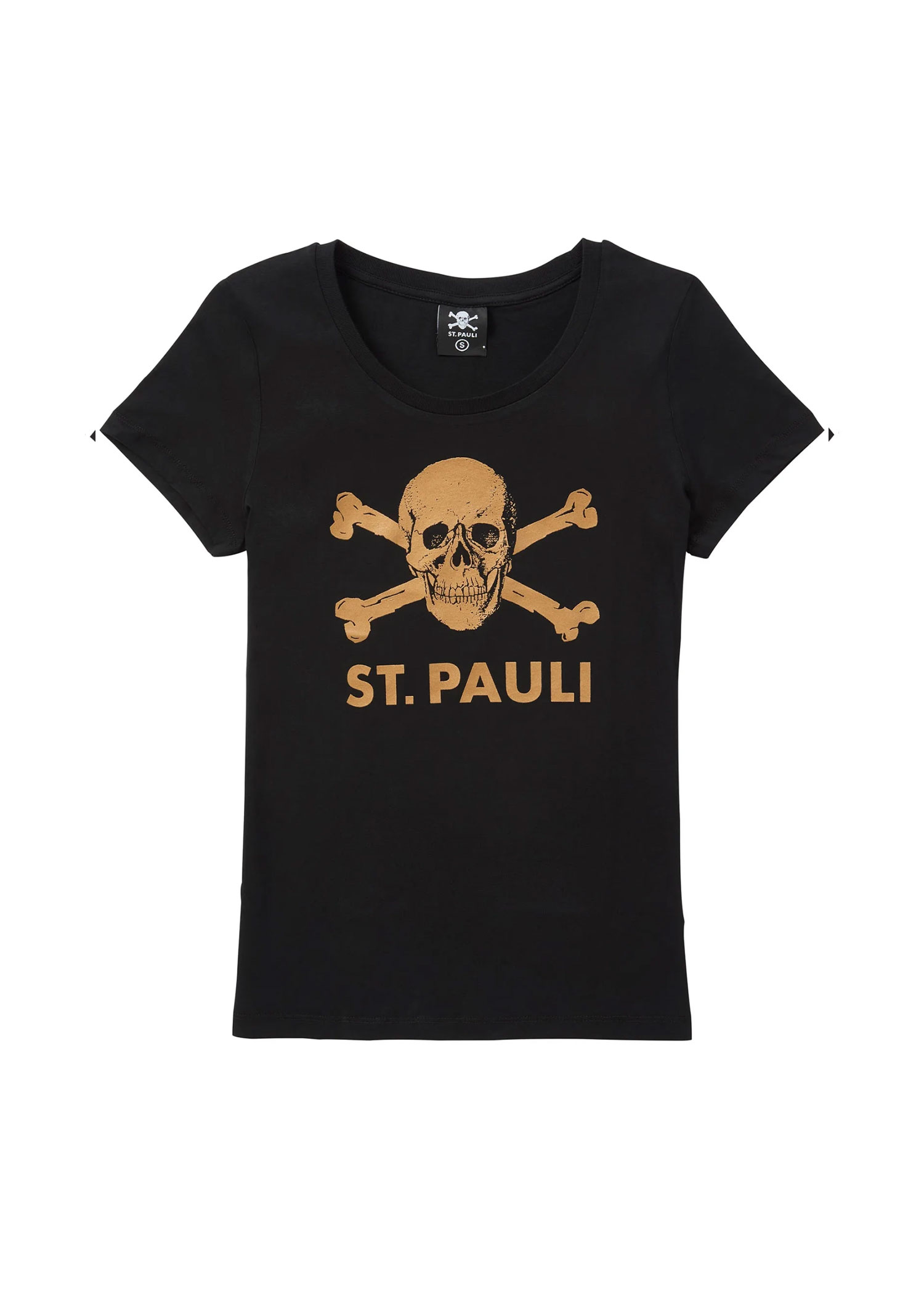 T-Shirt - tailliert "Schwarz-Gold"