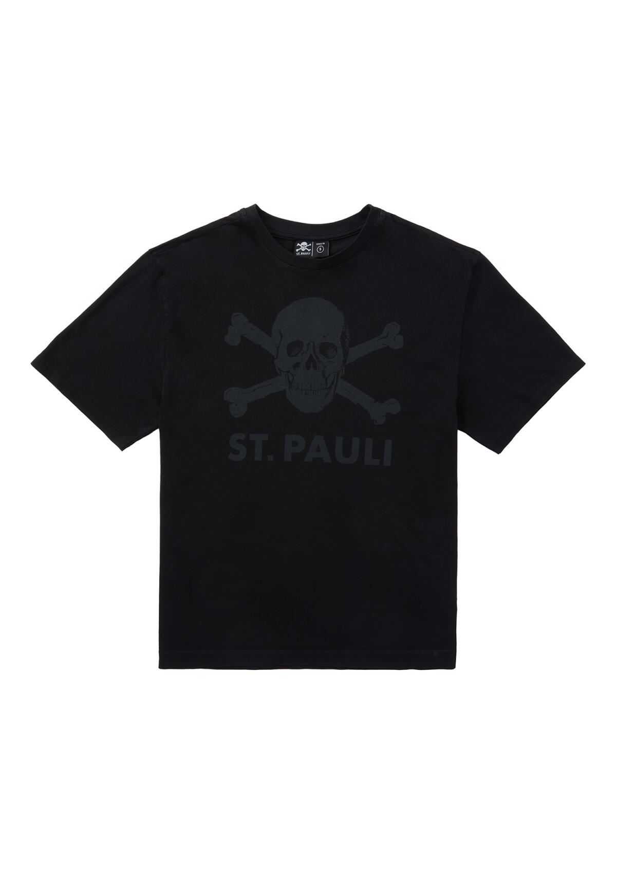 T-Shirt "Washed Tonal" schwarz