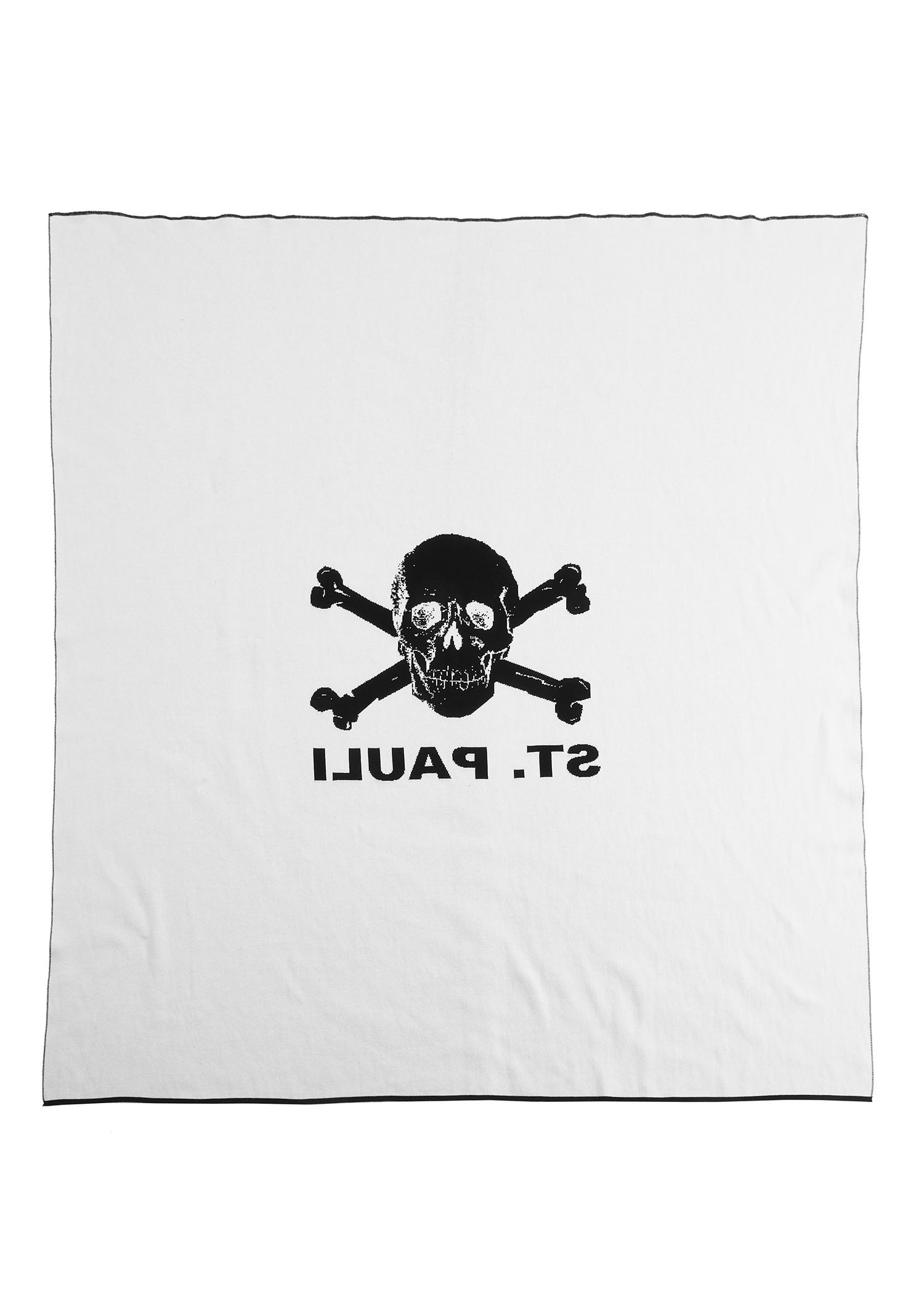 Strickdecke Totenkopf