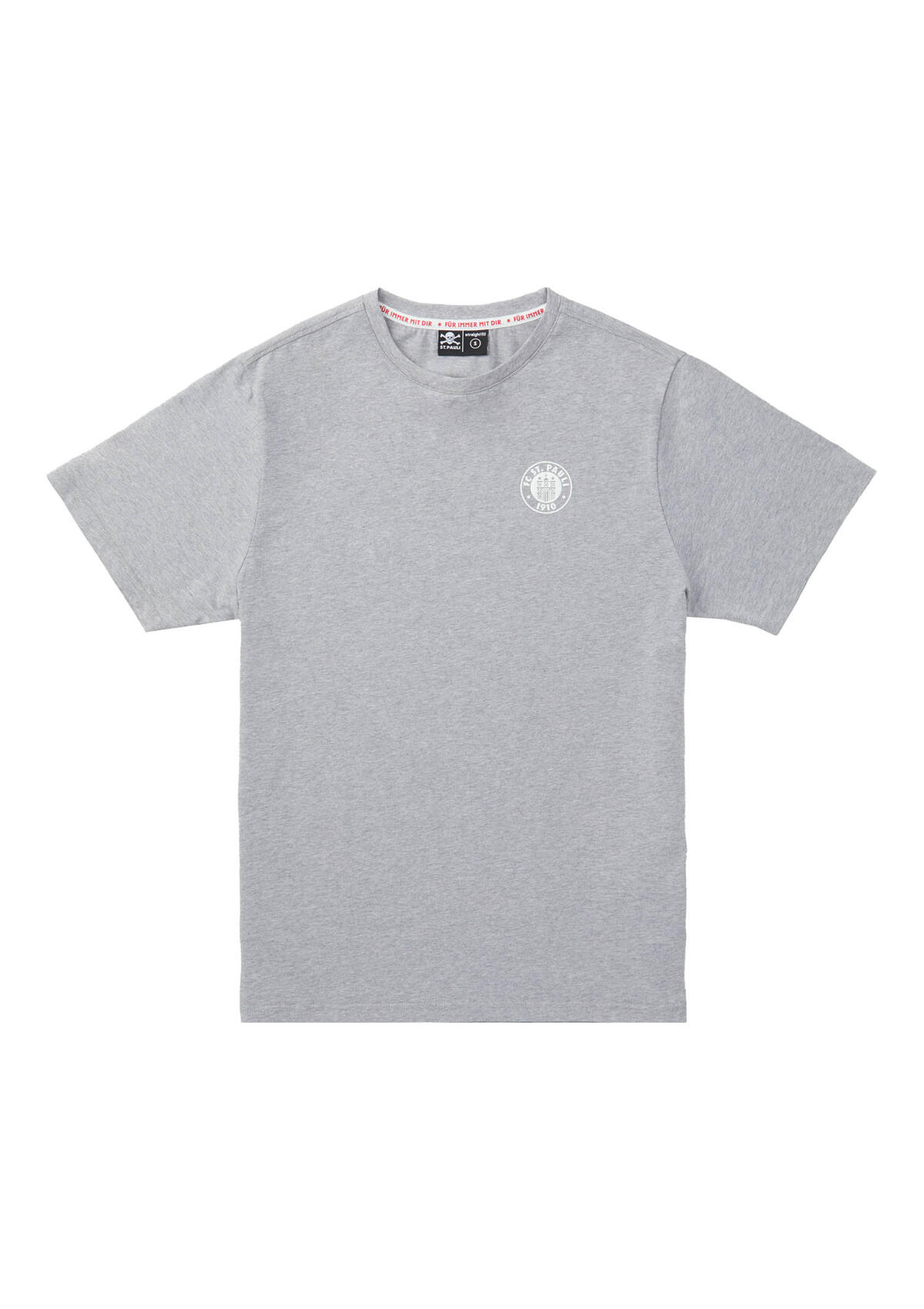 T-Shirt "Logo Grau Melange"