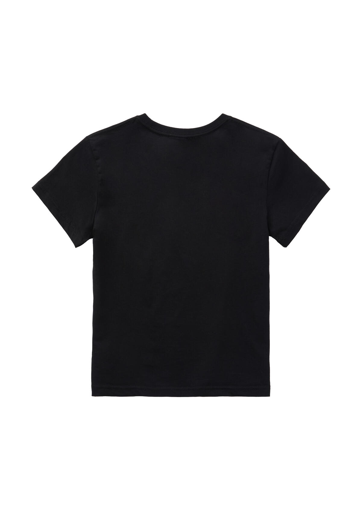 Kinder T-Shirt Logo Schwarz-Weiß