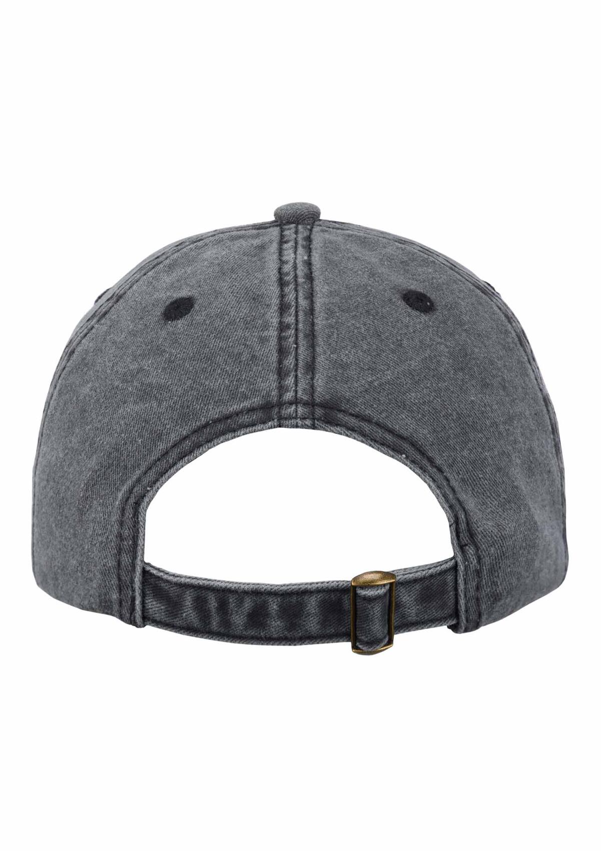 Kappe "Washed Tonal" schwarz