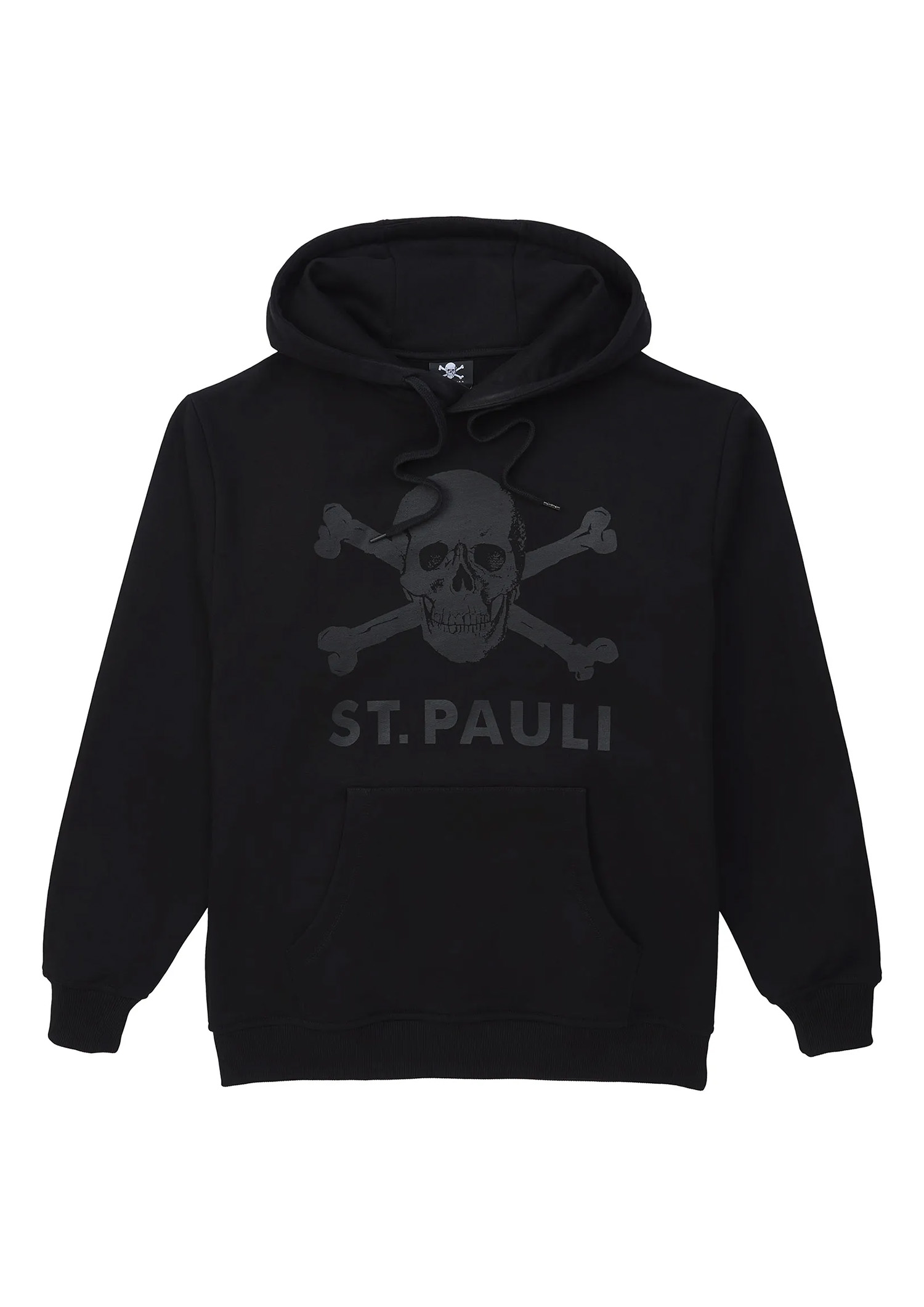 Kapuzenpullover "All Black" Totenkopf