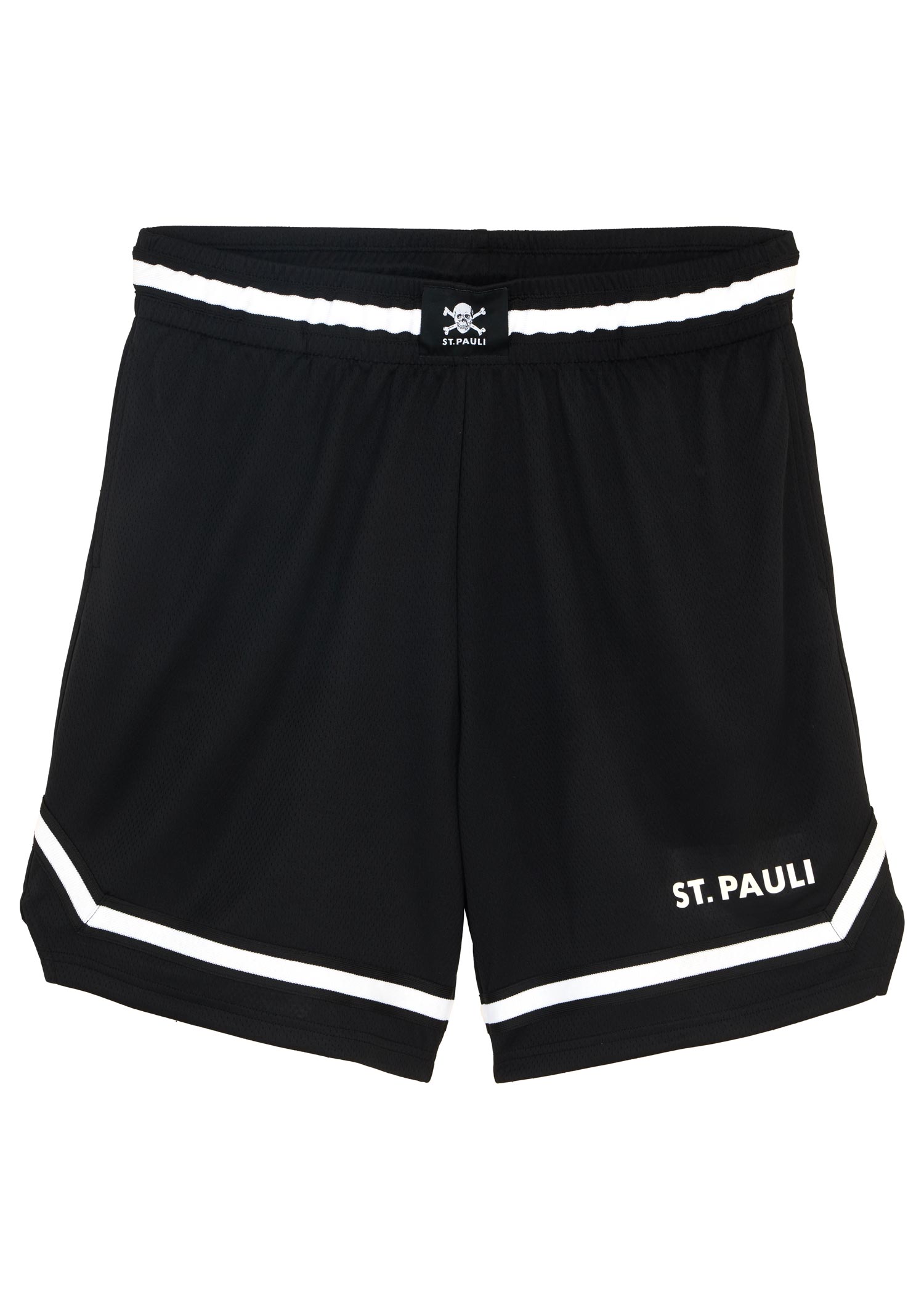 Basketball Shorts Totenkopf schwarz