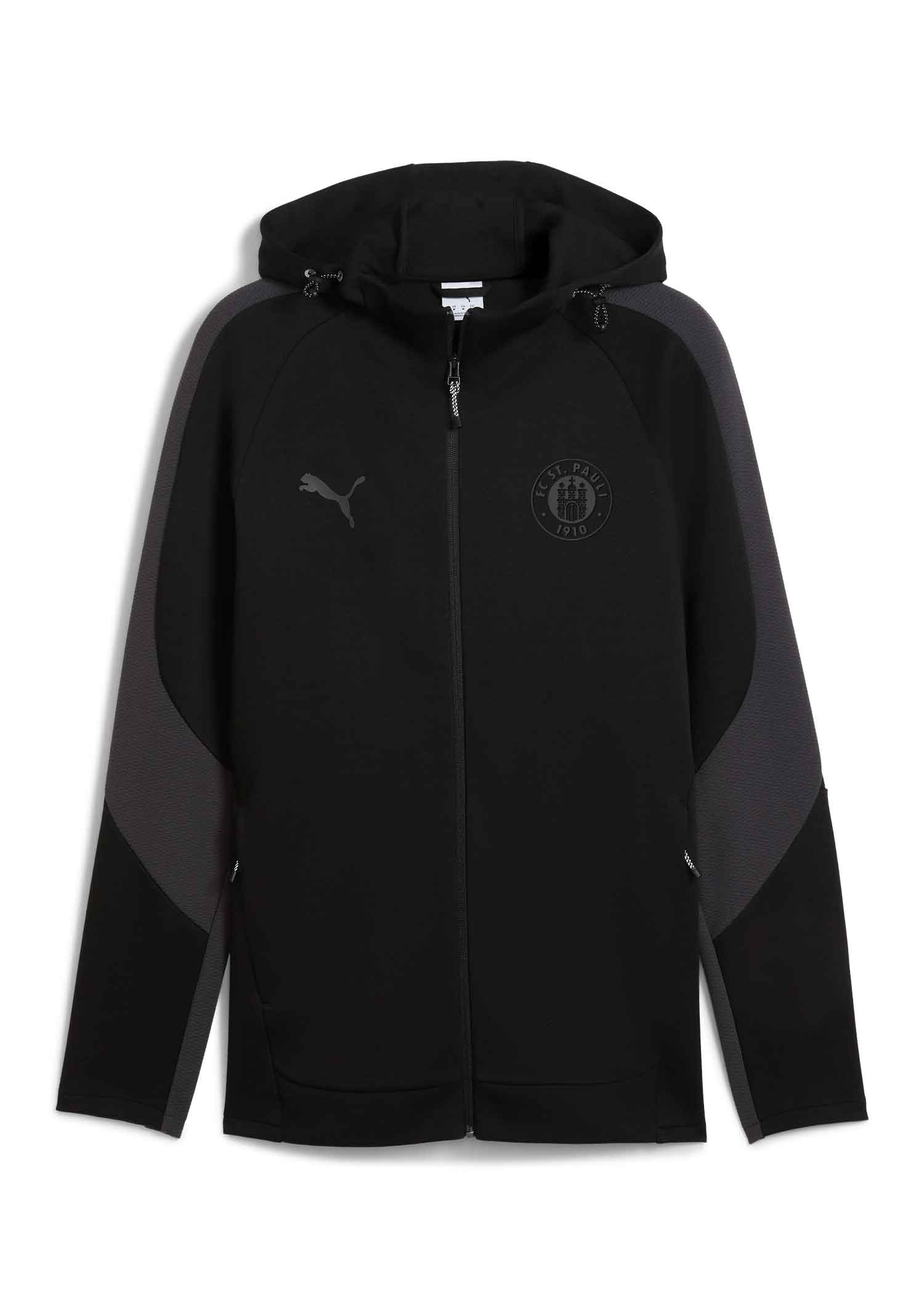 Puma - Kapuzenjacke Staff schwarz 2025-26