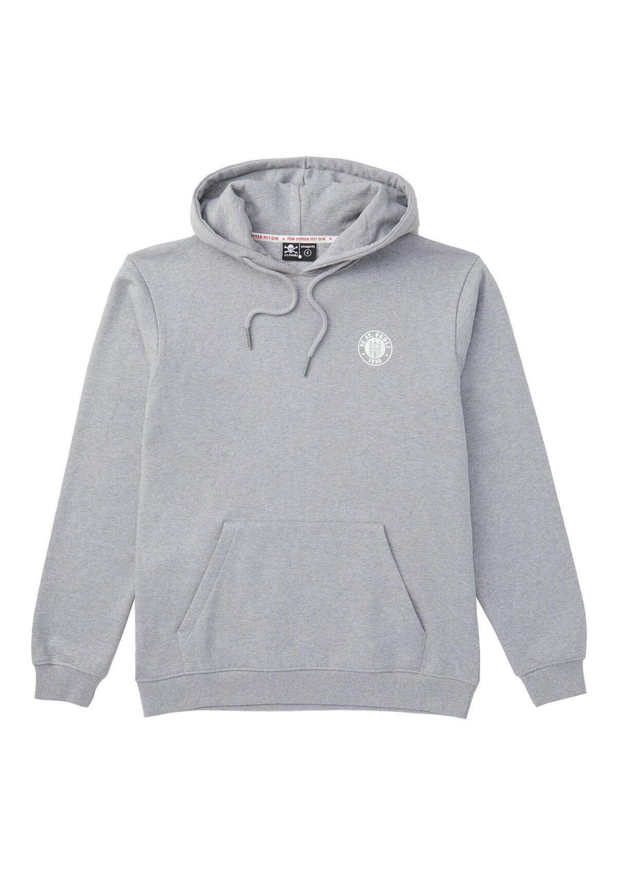 Kapuzenpullover "Logo Grau Melange"