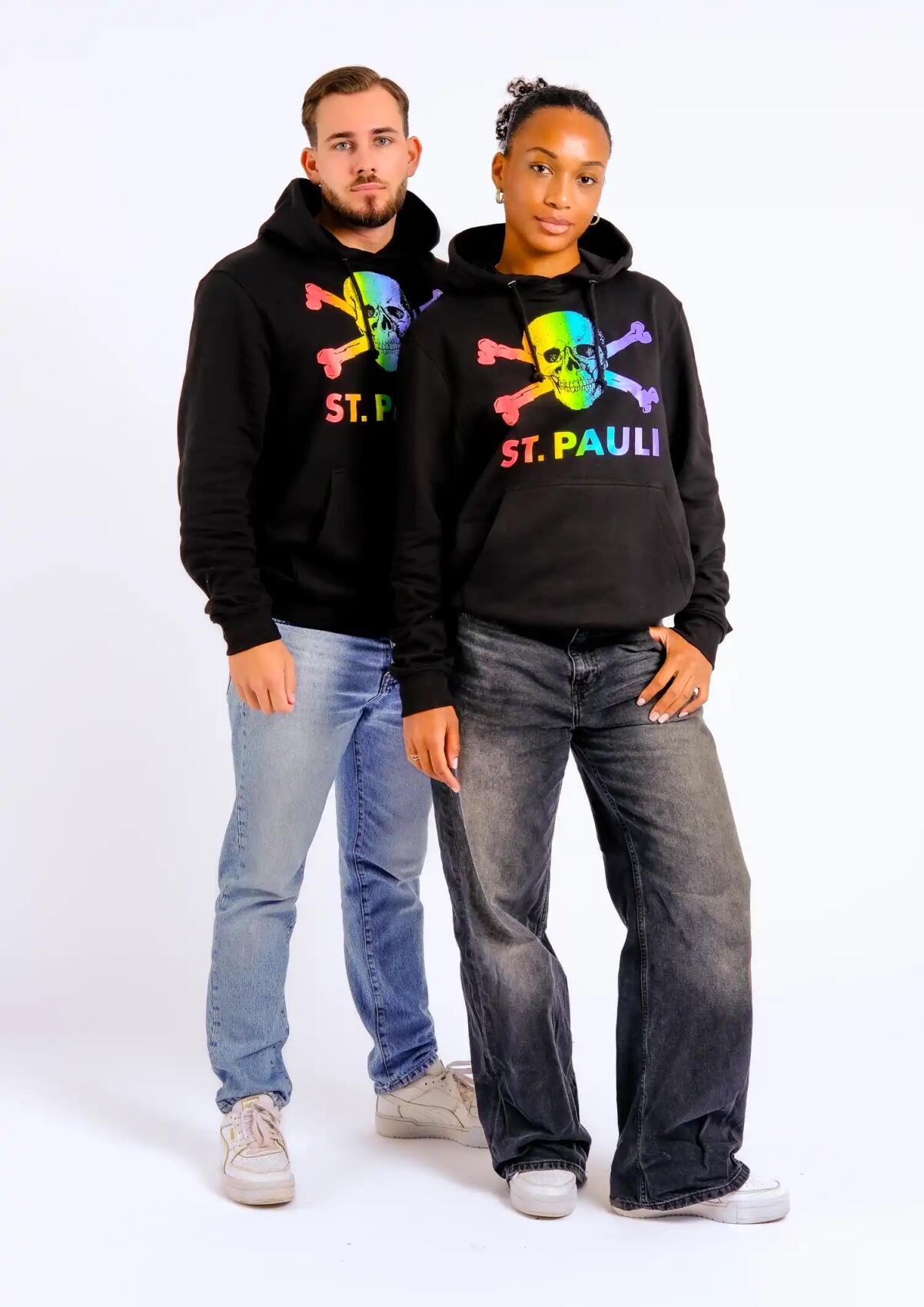 Kapuzenpullover Regenbogen
