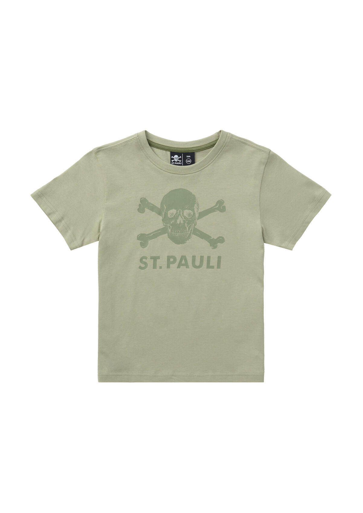 Kinder T-Shirt "Washed Tonal" oliv