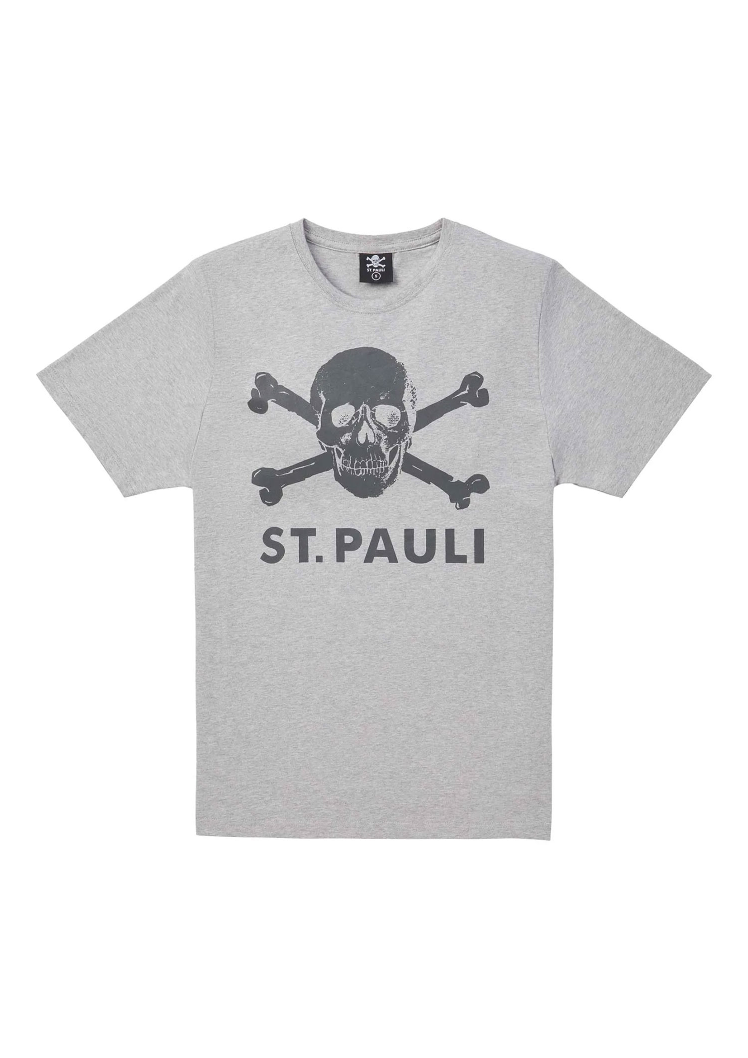 T-Shirt Totenkopf Grau