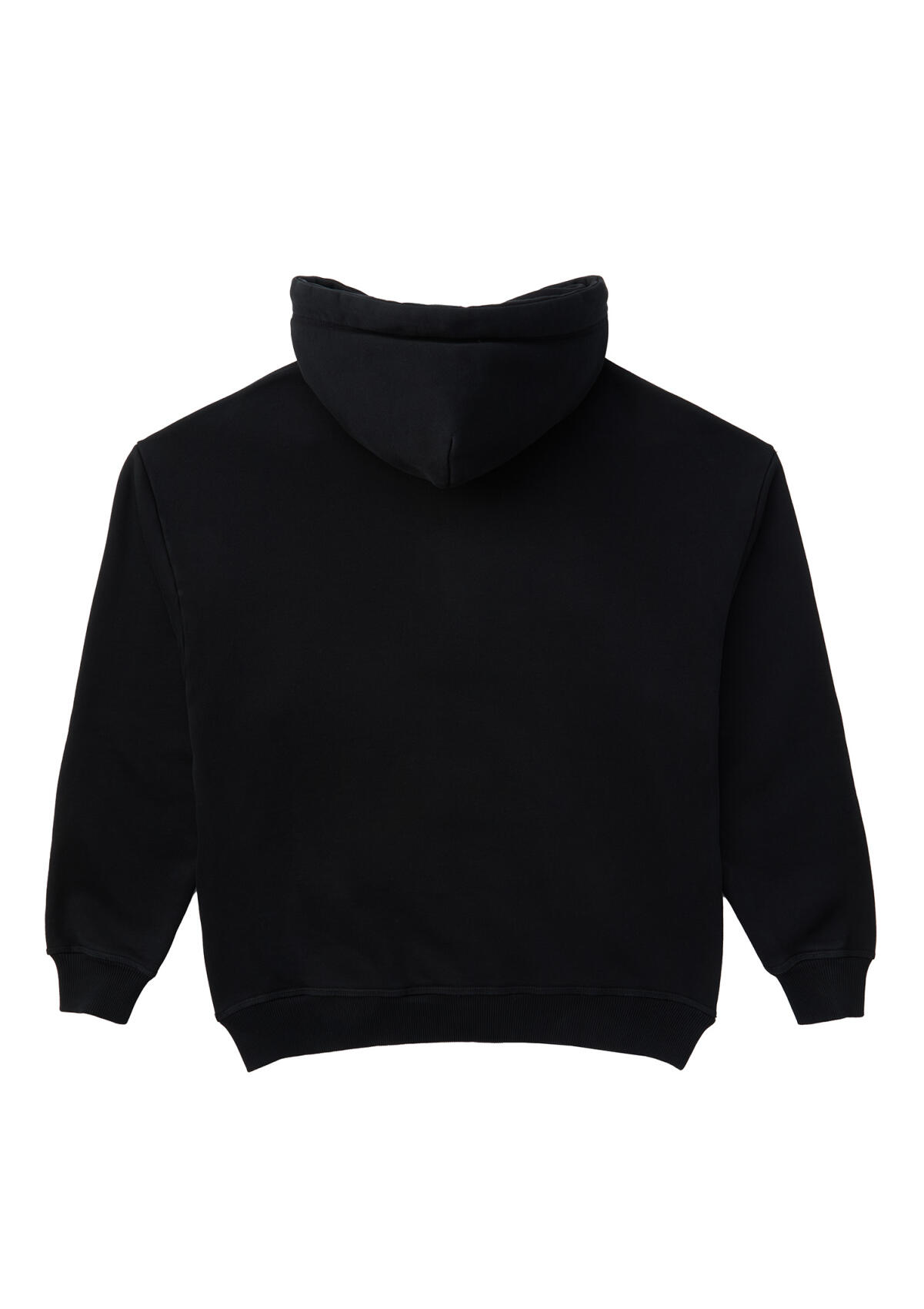 Kapuzenpullover "Washed Tonal" schwarz