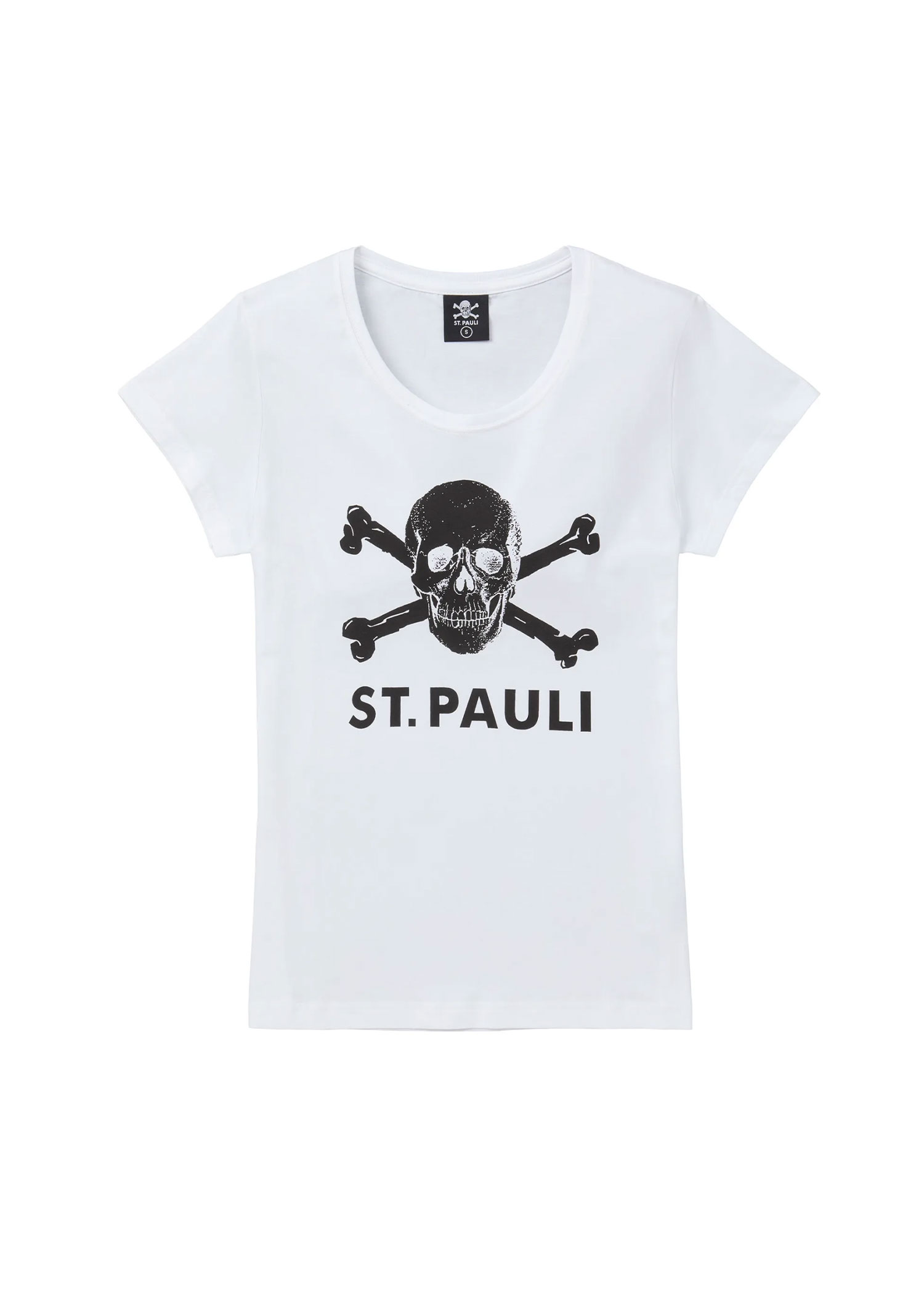 T-Shirt - tailliert "Totenkopf Weiss"