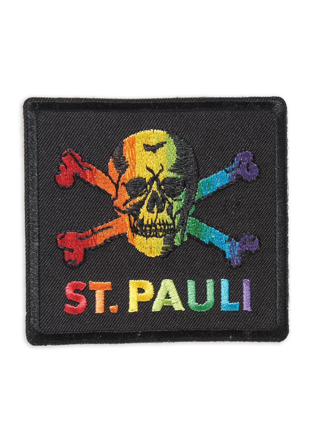 Aufnäher - Totenkopf Regenbogen