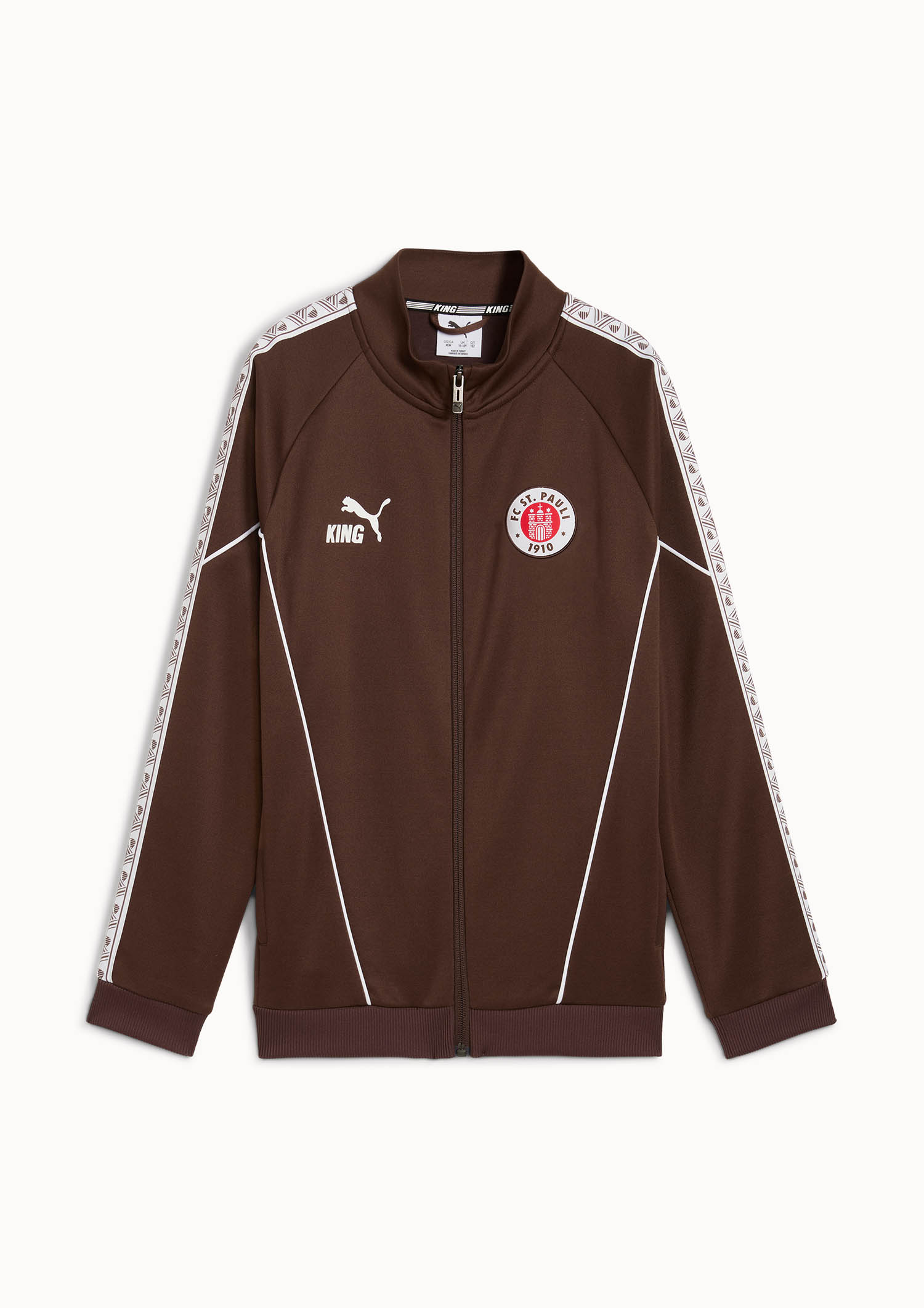 Puma - Kinder Trainingsjacke "King" braun 2025-26