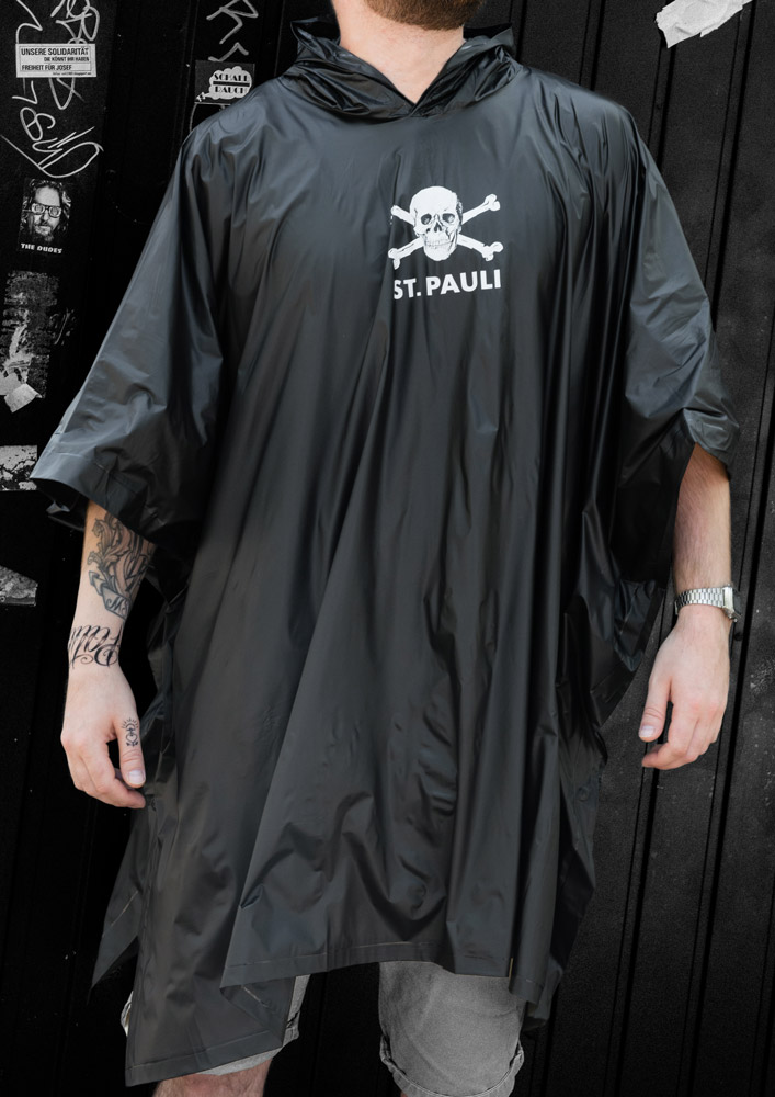 Regenponcho Totenkopf Eco
