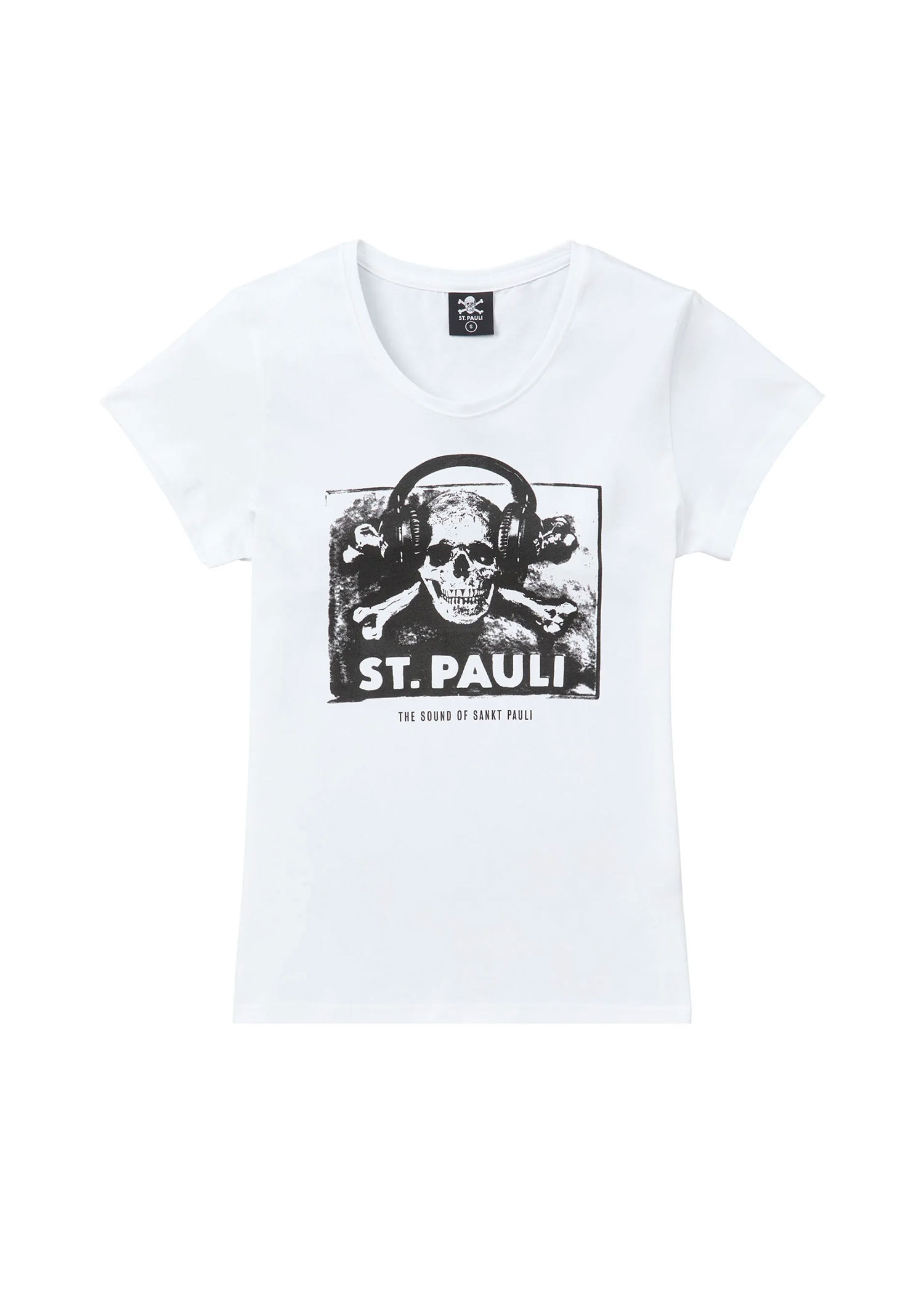 T-Shirt - tailliert "Sound Weiss"
