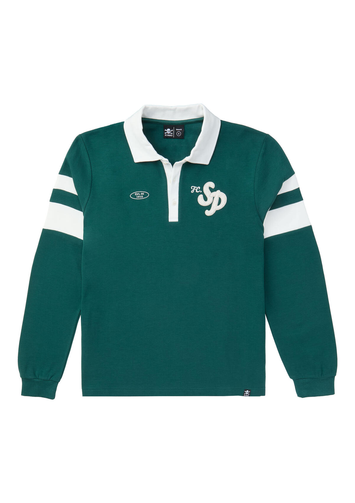Langarmpolo "Retro College"