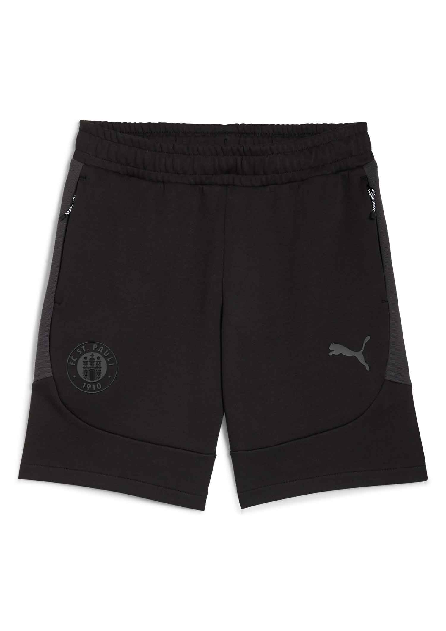 Puma - Sweatshorts Staff schwarz 2025-26
