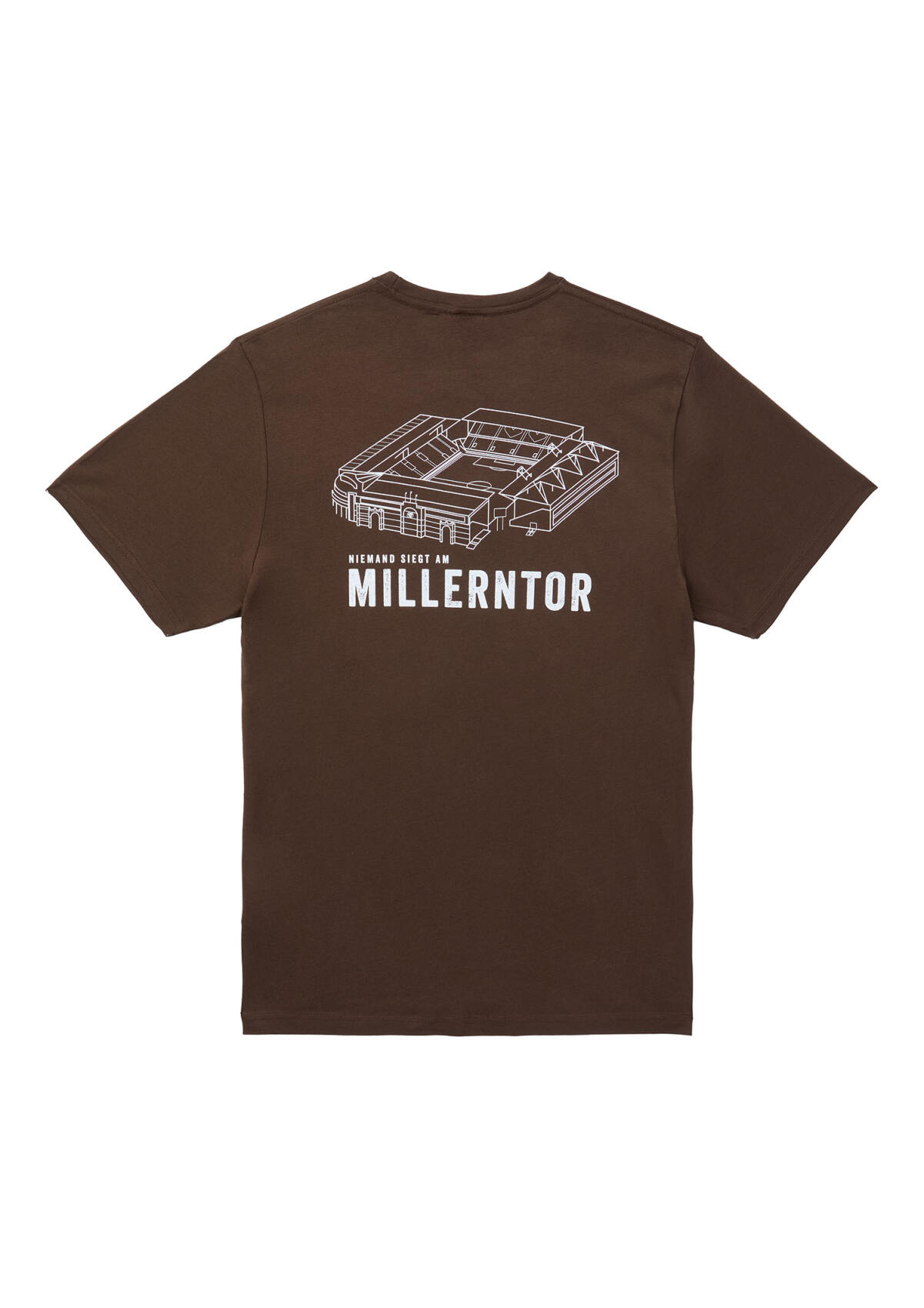 T-Shirt "Millerntor" braun