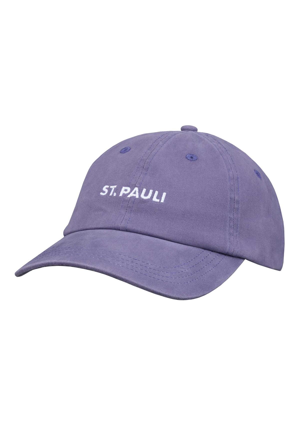 Kappe "ST. PAULI lila washed"