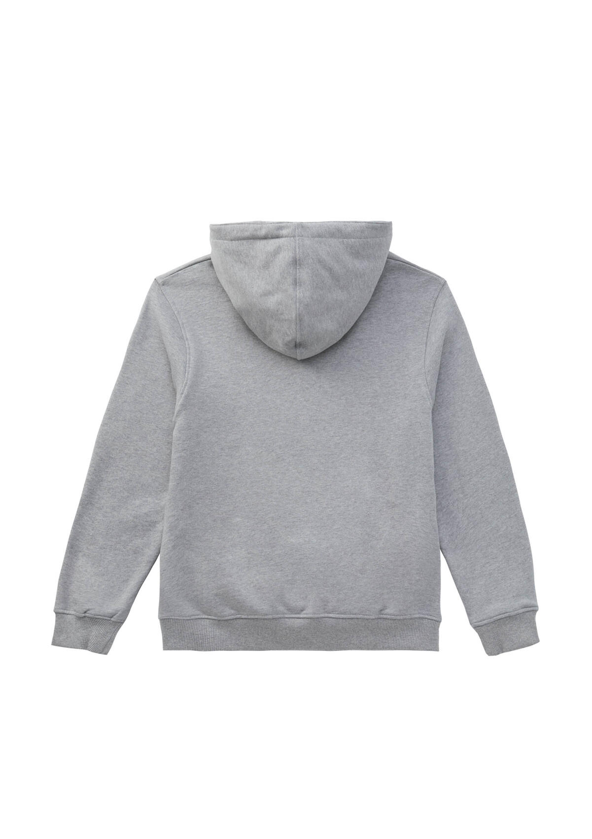 Kapuzenpullover Totenkopf Grau