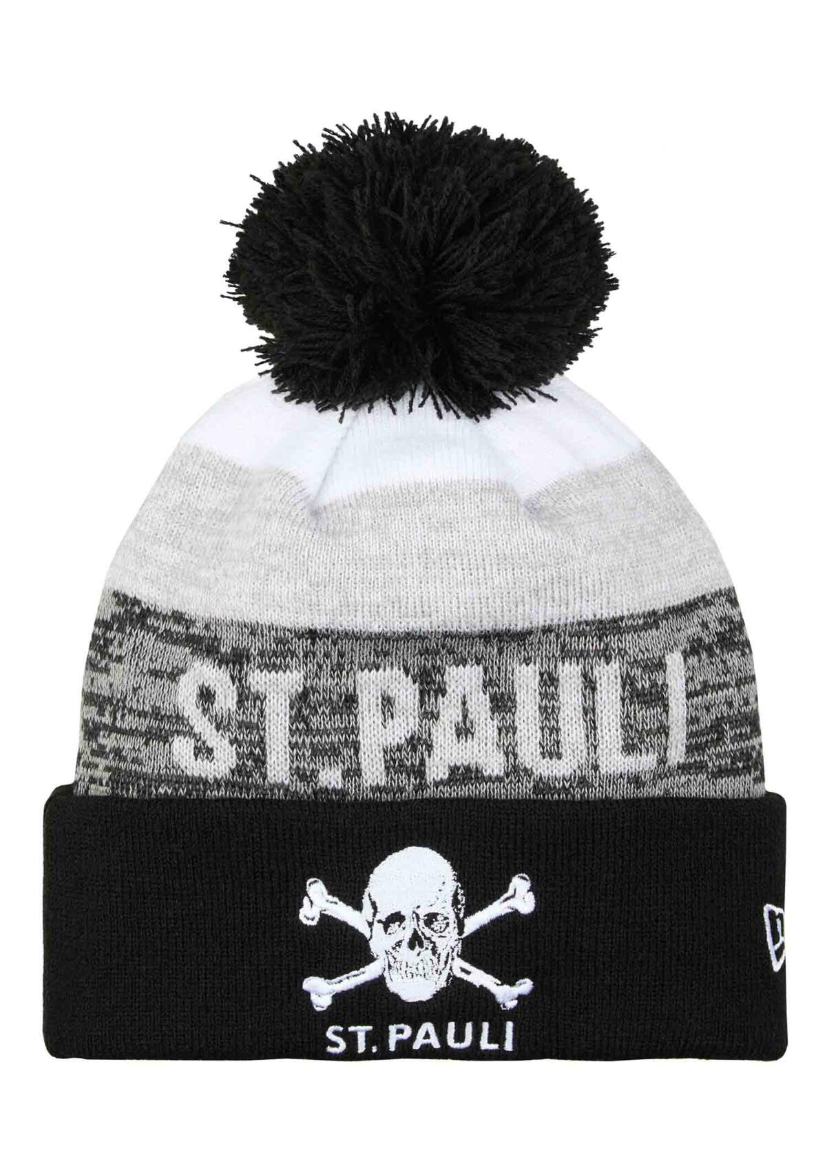 Mütze New Era Totenkopf - schwarz-grau