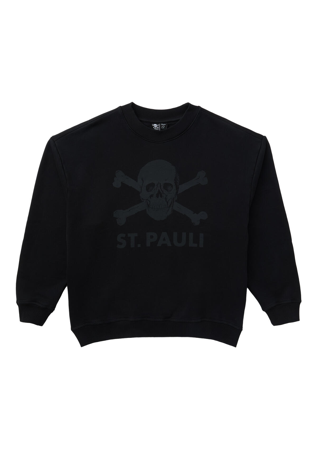 Sweater "Washed Tonal" schwarz