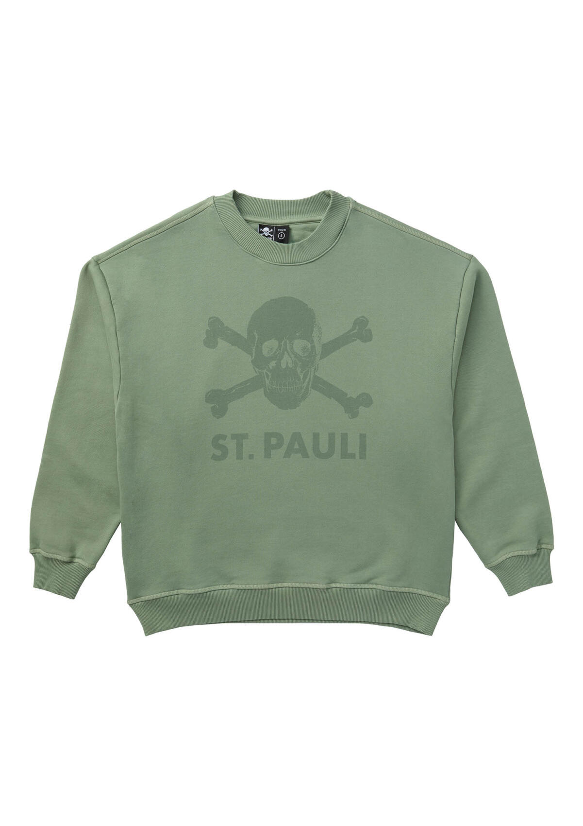 Sweater "Washed Tonal" oliv