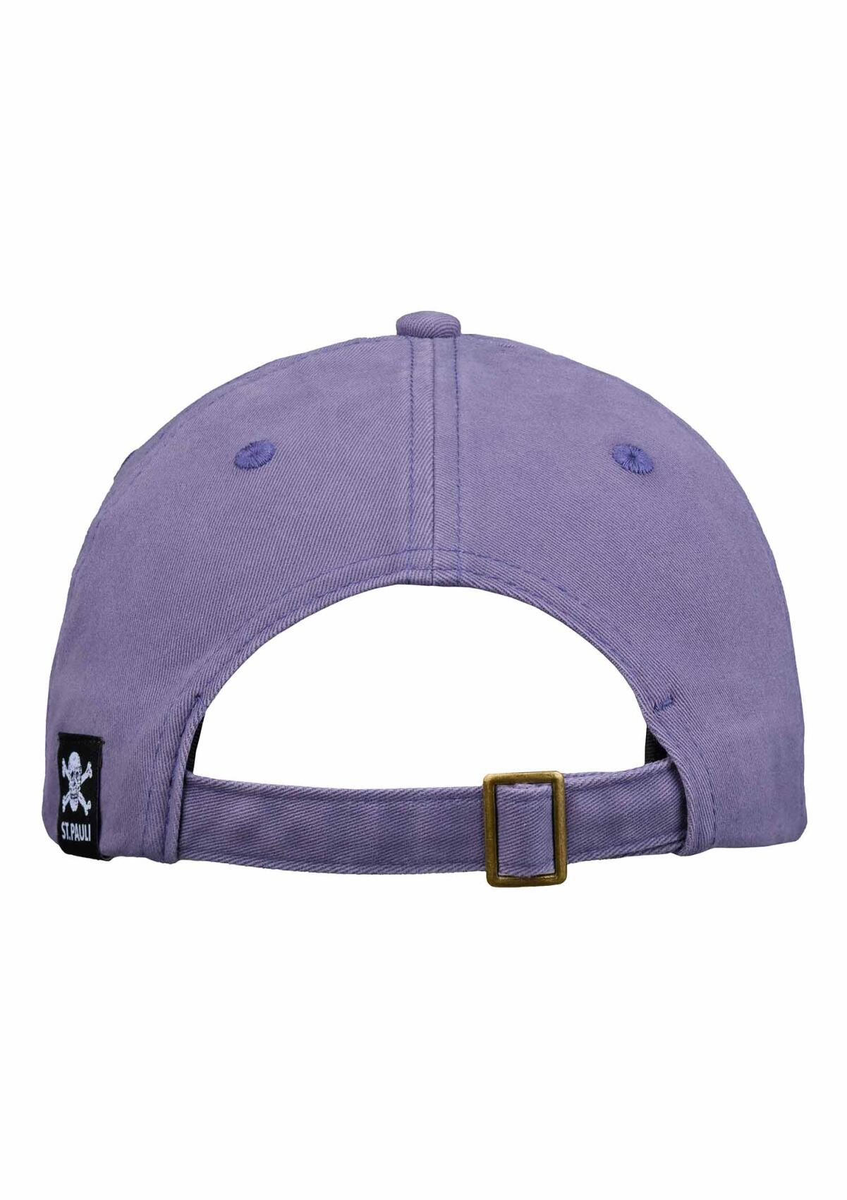 Kappe "ST. PAULI lila washed"