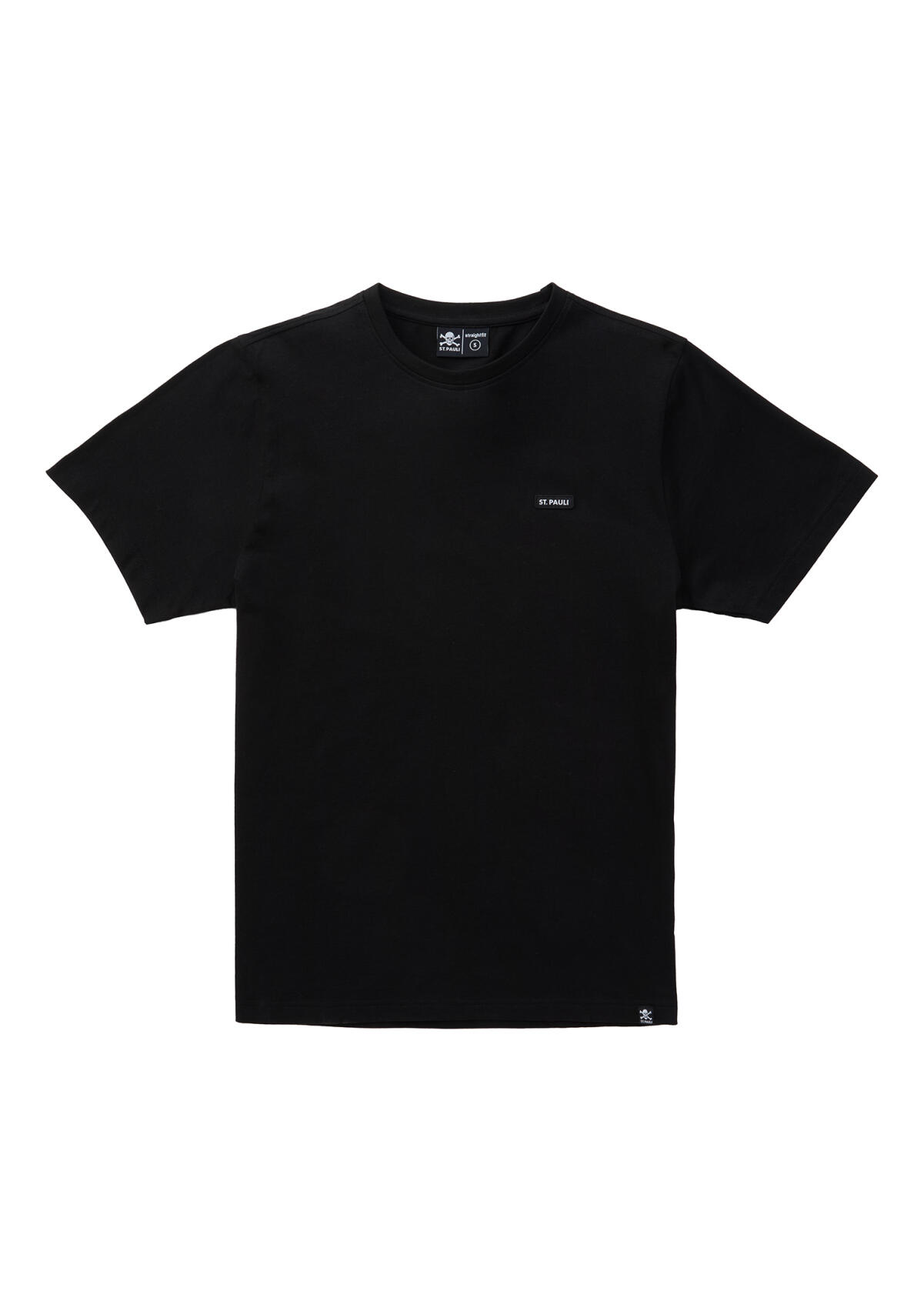 T-Shirt gerade "ST. PAULI PURE" schwarz