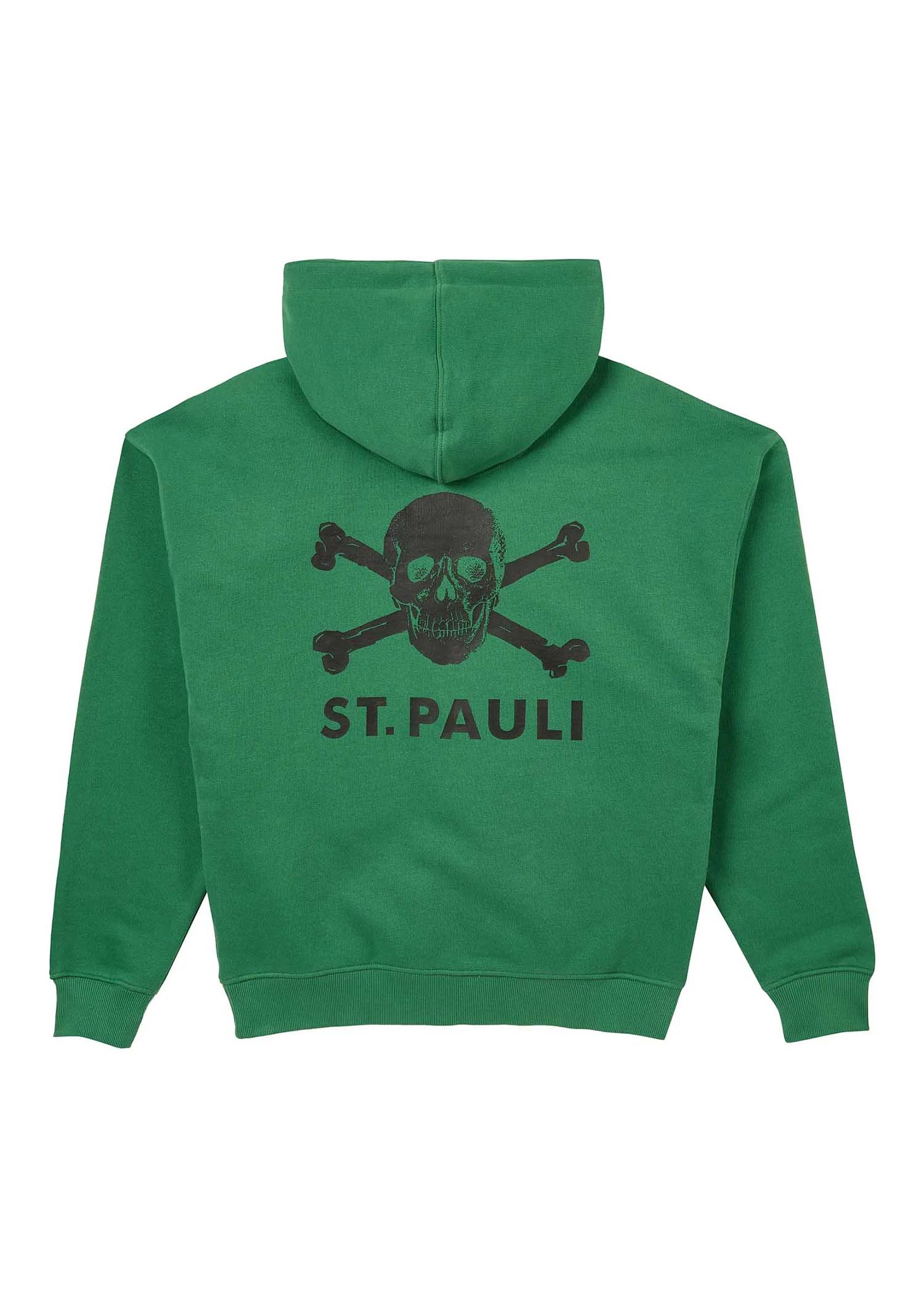 Kapuzenpullover "Die Strasse trägt" - grün