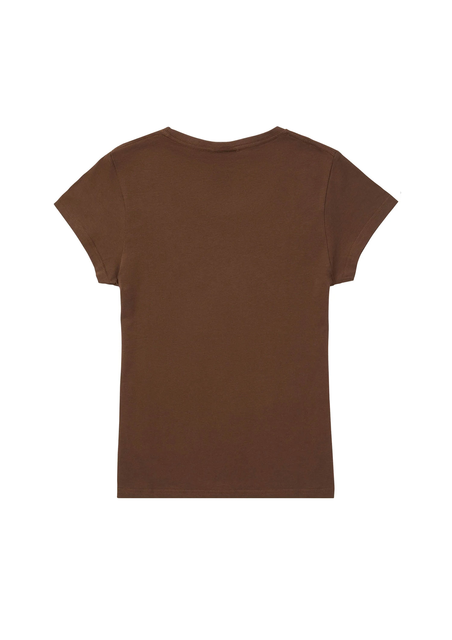 T-Shirt - tailliert "Totenkopf braun"