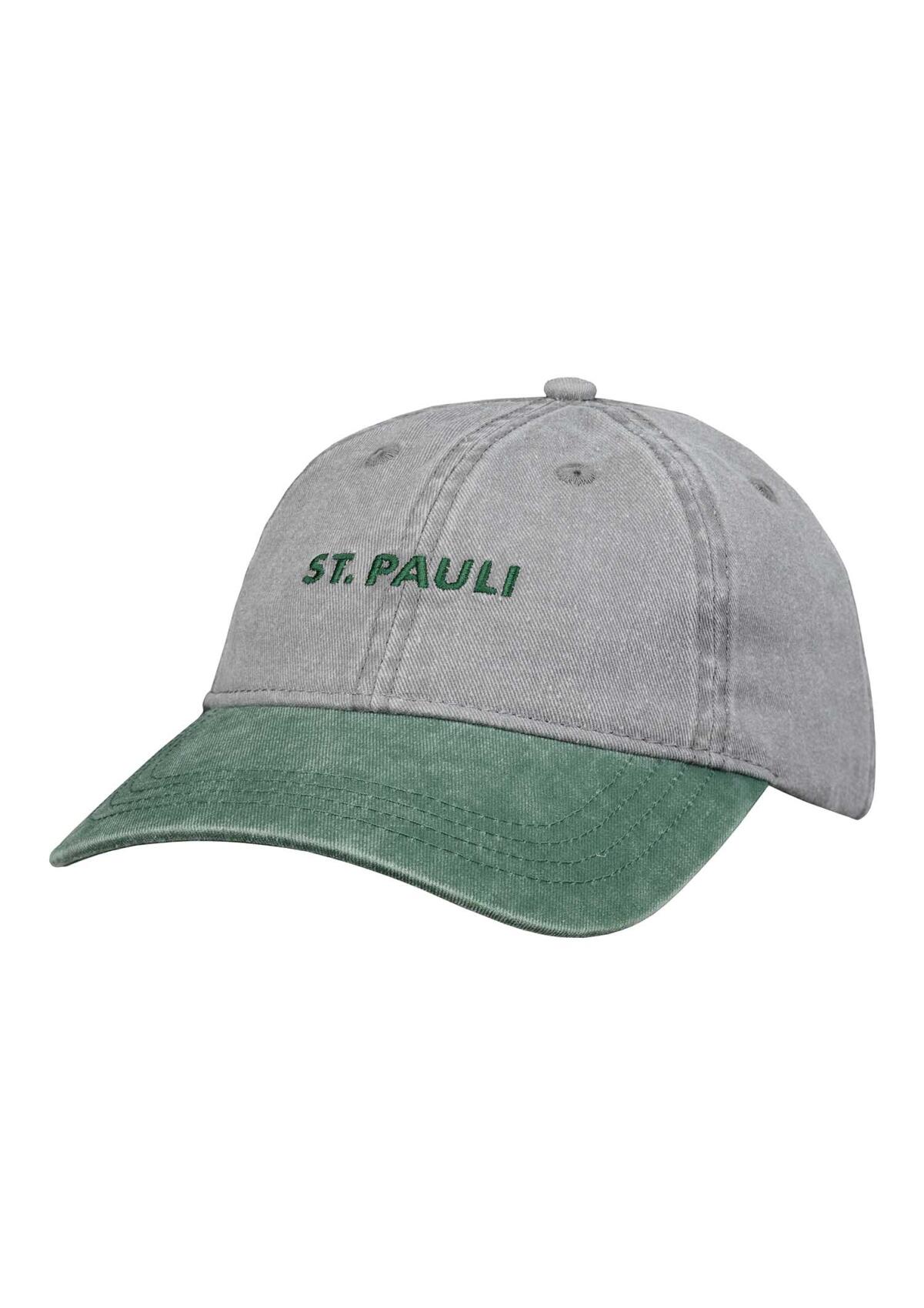 Kappe "ST. PAULI zweifarbig washed"