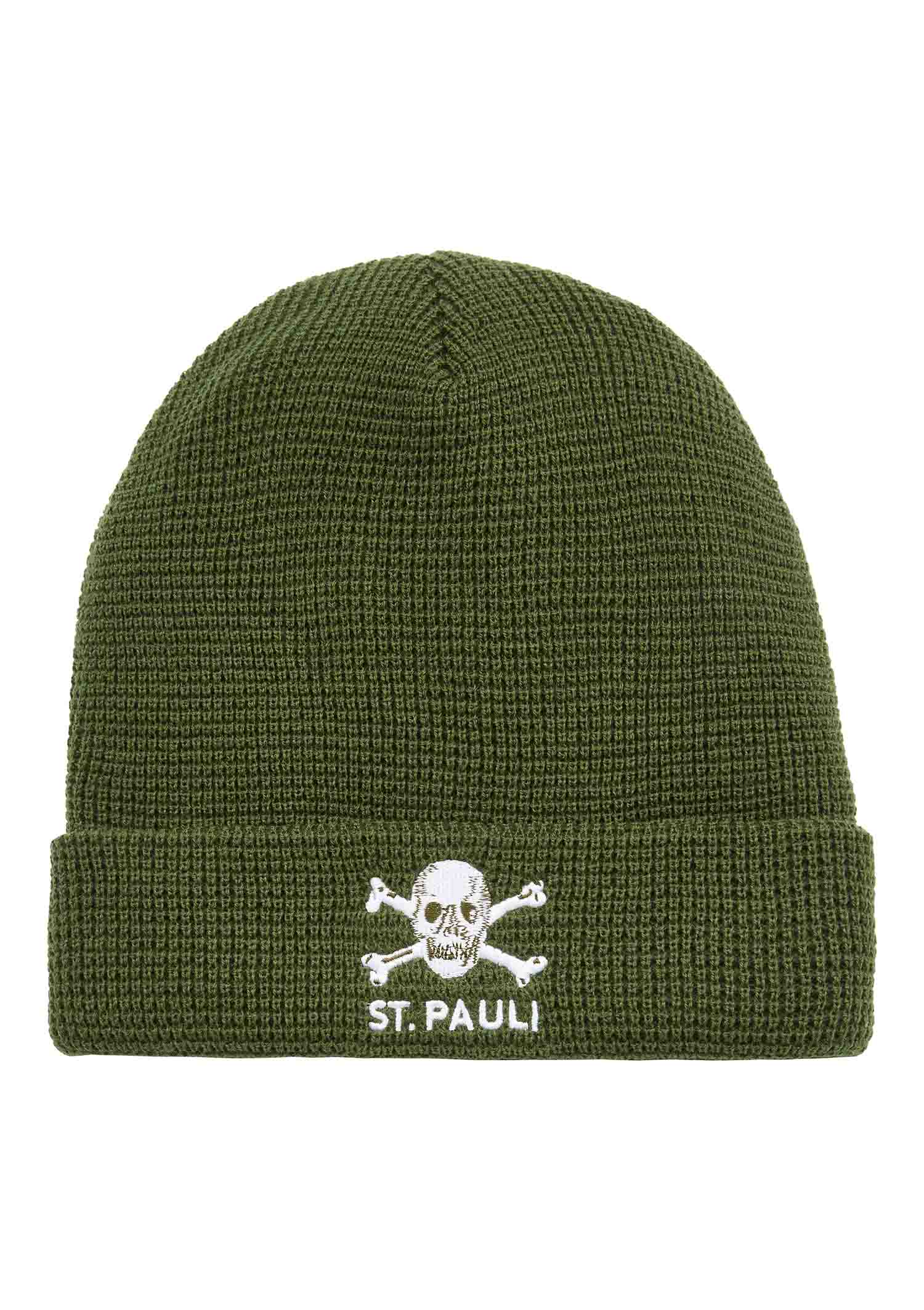 Mütze - Totenkopf Umschlag Olive
