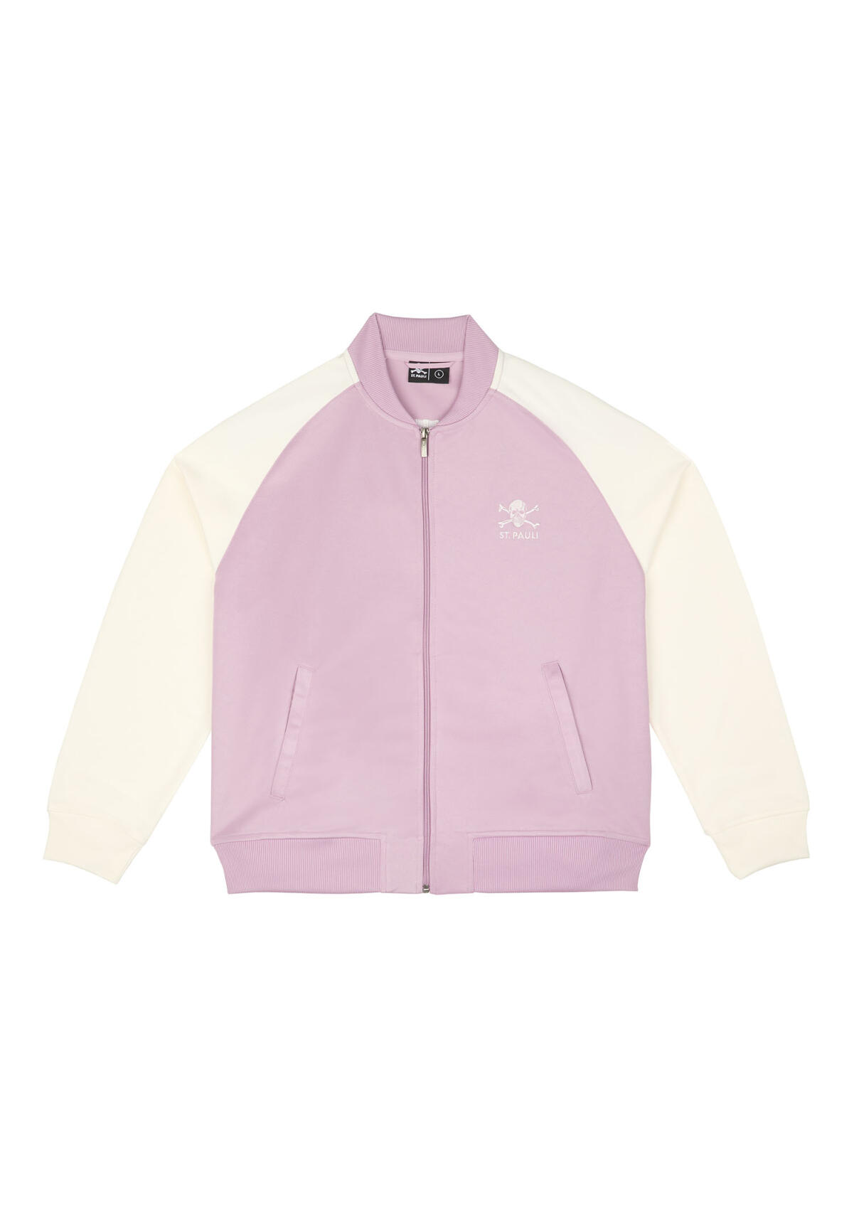Trainingsjacke "Classic flieder-weiss"