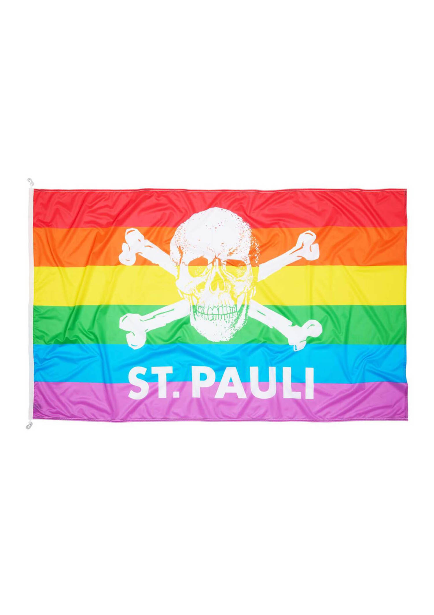 Hissfahne Totenkopf Regenbogen klein 120 x 200 cm
