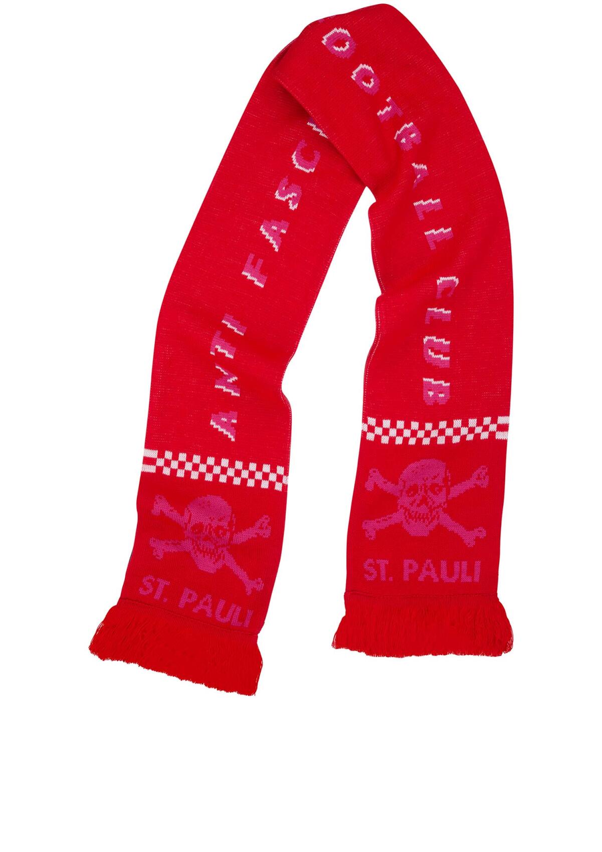 Schal "Anti Fascist" - rot